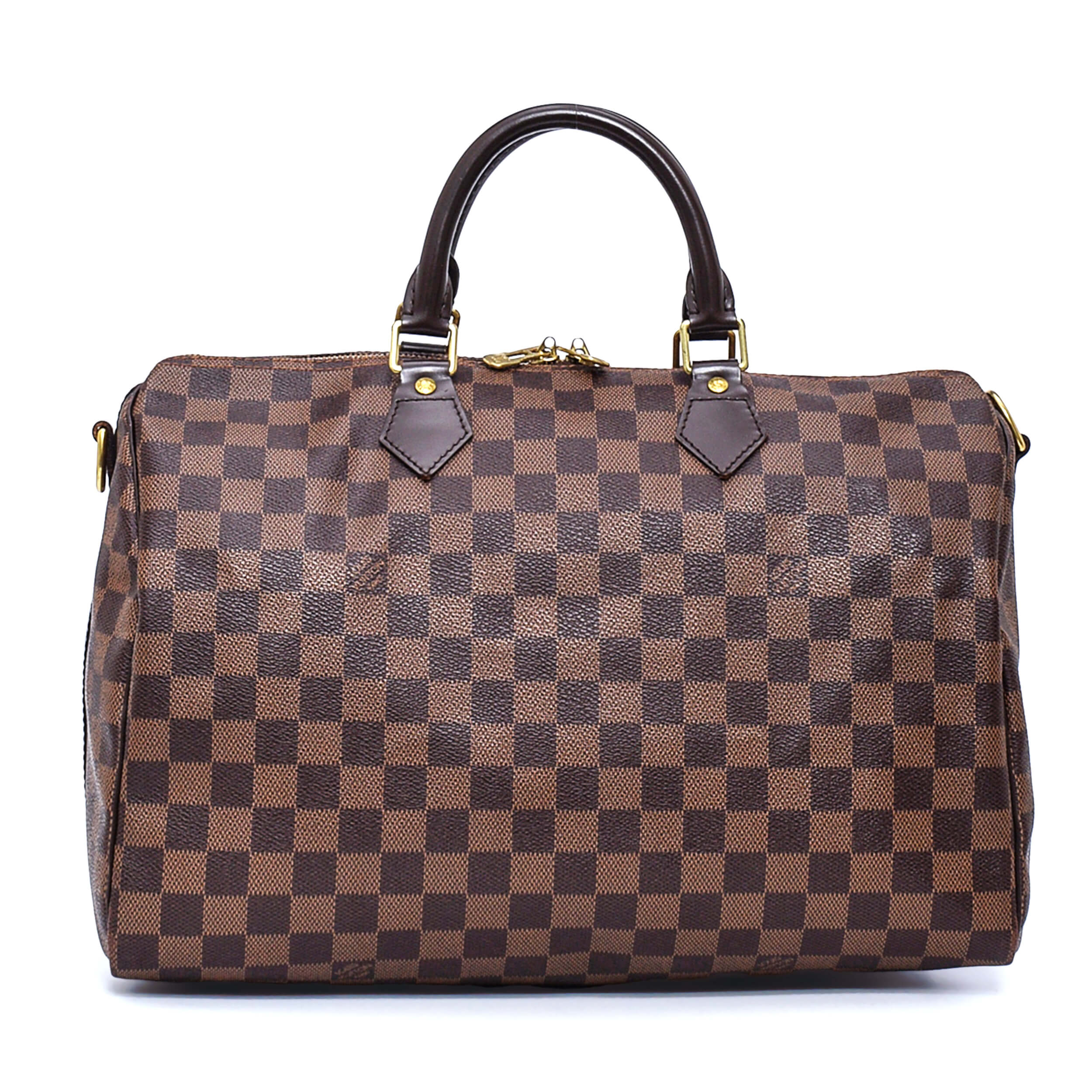 Louis Vuitton - Damier Ebene Canvas Speedy 35 Bag